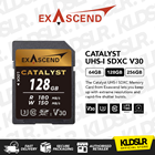 (Promo) Exascend 128GB Catalyst UHS-I SDXC Memory Card (5 YEARS WARRANTY)